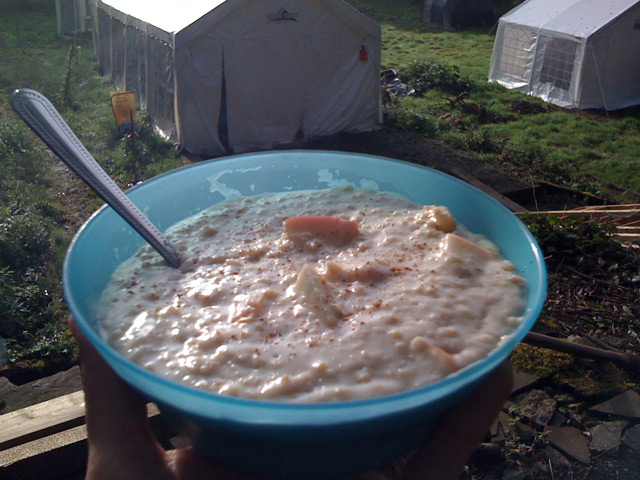 Porridge in the morning