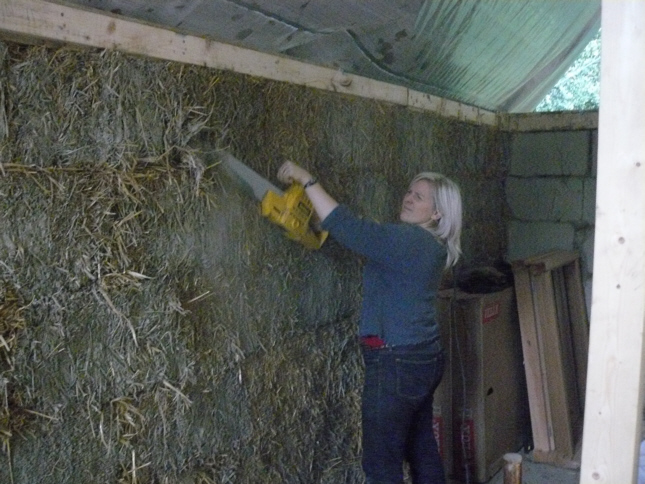 Shaving the walls