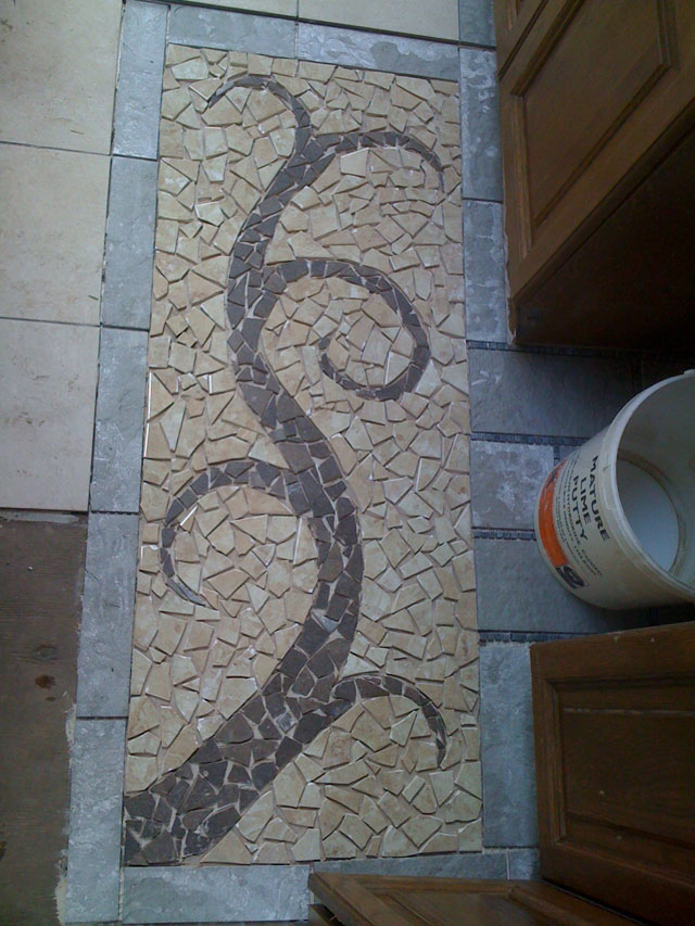 mosaic without grout