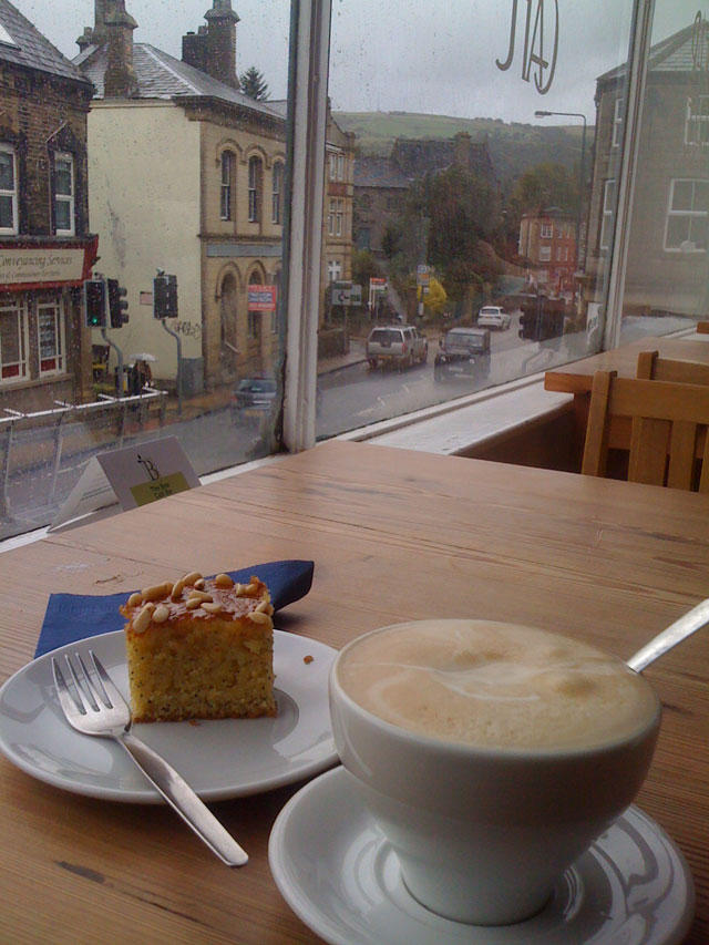 coffee and cake at The Bear