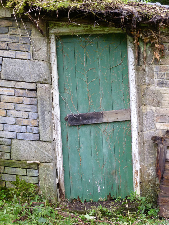The door of the bottom shed