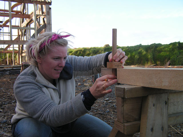 marking the depth of the tenon