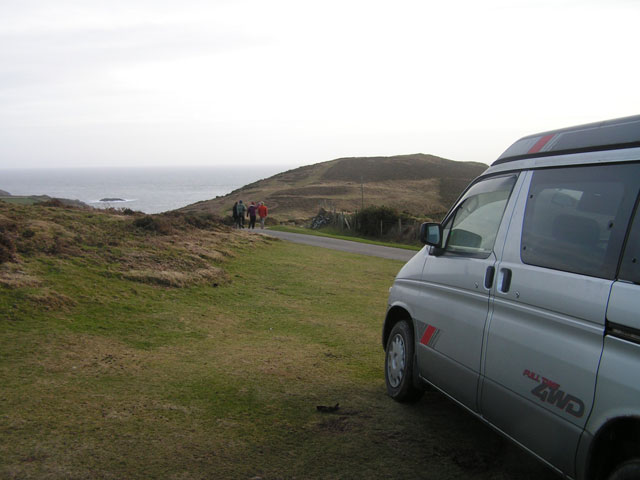 the van in Wales