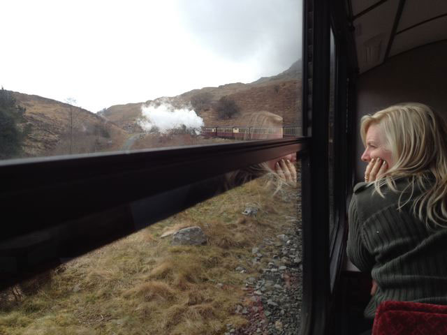 me on the steam train