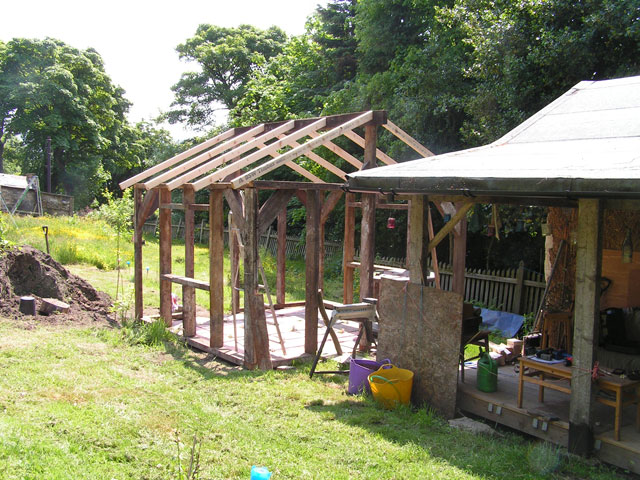 rafters in place