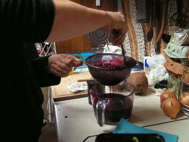 making damson jam