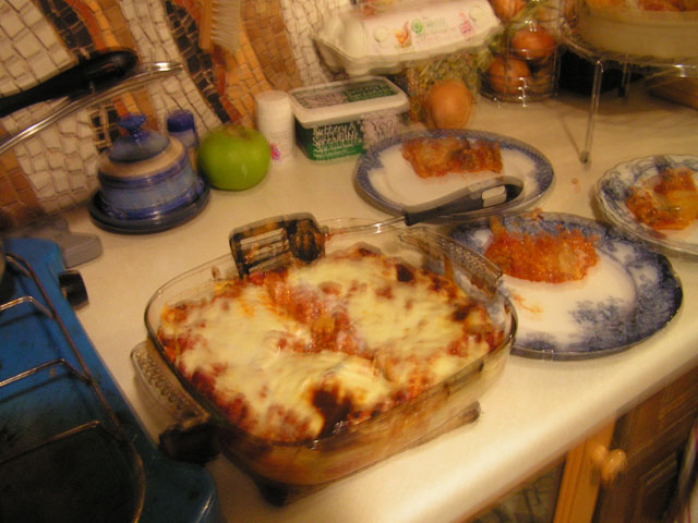 Anna's Lasagna baked