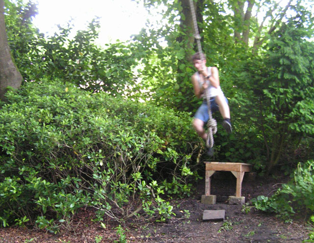 Anna on the swing