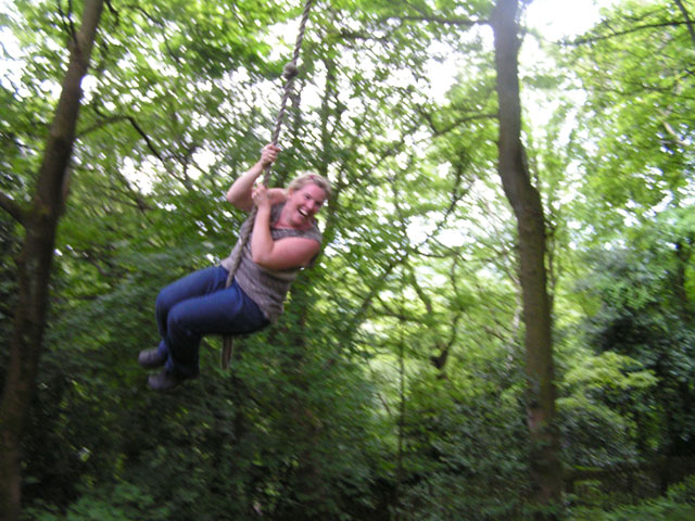 me on the rope swing