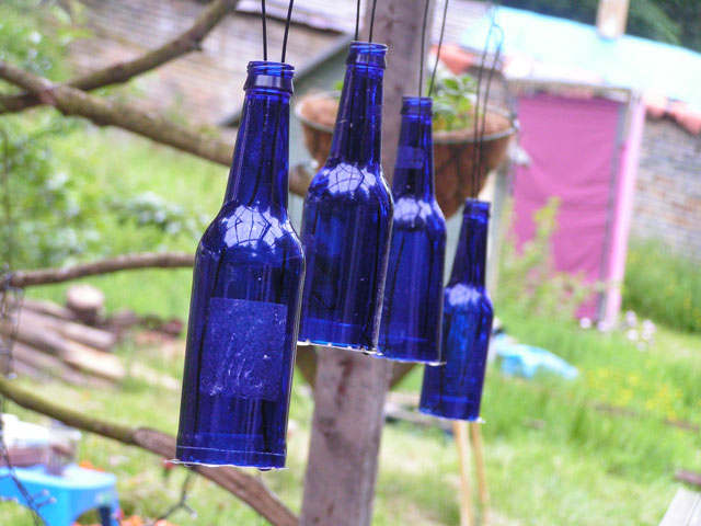 Anna's beer bottle lanterns